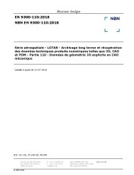 NBN EN 9300-110:2018