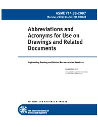 ASME Y14.38-2007 (R2013)