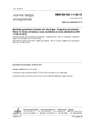NBN EN ISO 11148-12:2013