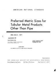 ASME B32.5-1977 (R2004) - W ERR