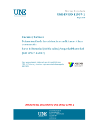 UNE-EN ISO 11997-1:2018