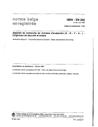 NBN EN 282:1992