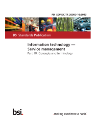 PD ISO/IEC TR 20000-10:2013