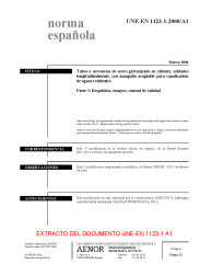 UNE-EN 1123-1:2000/A1:2006