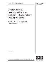 DD CEN ISO/TS 17892-6:2004