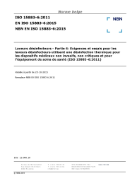 NBN EN ISO 15883-6:2015