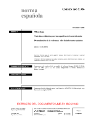 UNE-EN ISO 21530:2004 (R2009)
