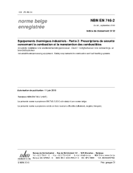 NBN EN 746-2:2010
