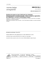 NBN EN 295-4:2013