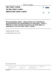 NBN EN ISO 17827-1:2016