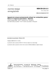 NBN EN 203-2-3:2015