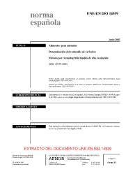 UNE-EN ISO 14939:2002 (R2006)