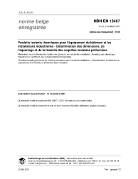 NBN EN 13467:2001
