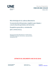 UNE-EN ISO 23418:2023