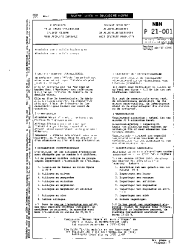 NBN P 21-001:1985