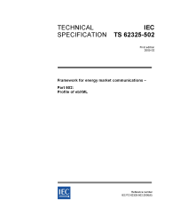 IEC TS 62325-502:2005