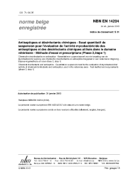 NBN EN 14204:2013