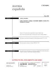 UNE 84301:2006 (R2016)