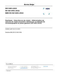 NBN EN ISO 6401:2022