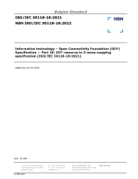 NBN ISO/IEC 30118-18:2022