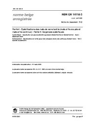 NBN EN 14118-3:2003