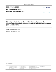 NBN EN ISO 17139:2022