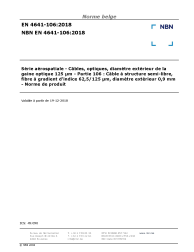 NBN EN 4641-106:2018