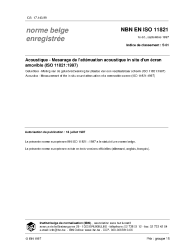 NBN EN ISO 11821:1997