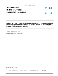 NBN EN ISO 13160:2021