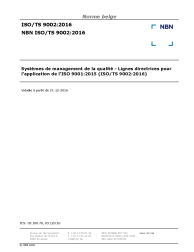 NBN ISO/TS 9002:2016