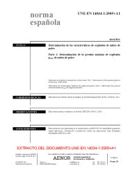 UNE-EN 14034-1:2005+A1:2011 (R2015)