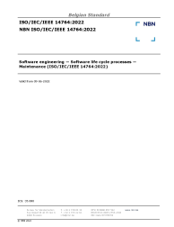 NBN ISO/IEC/IEEE 14764:2022