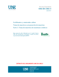 UNE-EN 1482-3:2017
