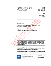 IEC 60189-1:1986/AMD3:1992