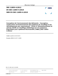 NBN EN ISO 11855-4:2015