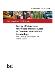 BS EN ISO/IEC 13273-1:2016