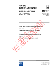 IEC 61810-1:2003