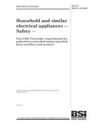 BS EN 60335-2-92:2005