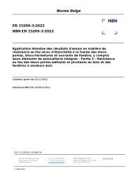 NBN EN 15269-3:2022