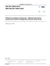 NBN ISO/IEC 26562:2020