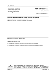 NBN EN 12059+A1:2012