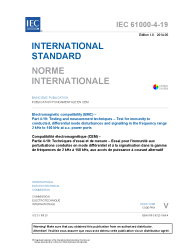 IEC 61000-4-19:2014