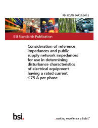 PD IEC/TR 60725:2012