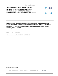 NBN EN ISO 15875-5:2003/A1:2021