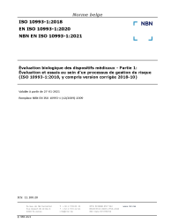 NBN EN ISO 10993-1:2021