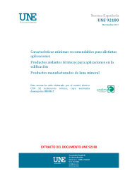 UNE 92180:2017