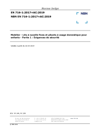 NBN EN 716-1:2017+AC:2019