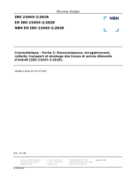 NBN EN ISO 21043-2:2020