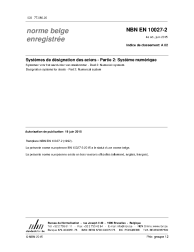 NBN EN 10027-2:2015