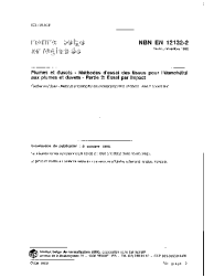 NBN EN 12132-2:1998